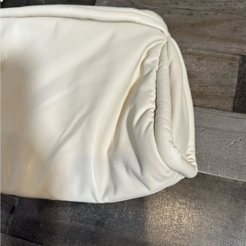NWT Anthropologie‎ Oversized Crème Clutch
